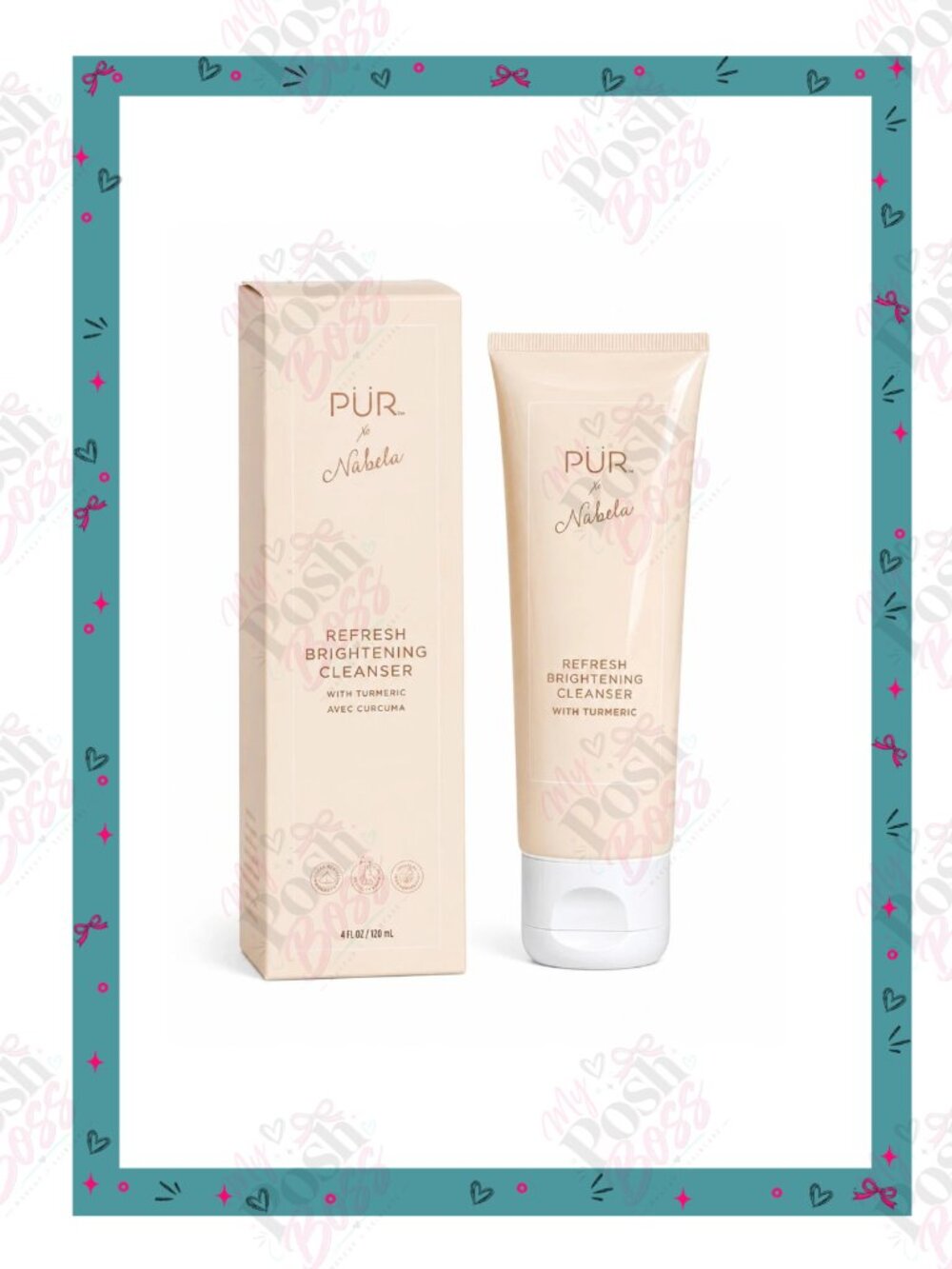 PÜR x Nabela Refresh Brightening Cleanser with Turmeric - BNIB